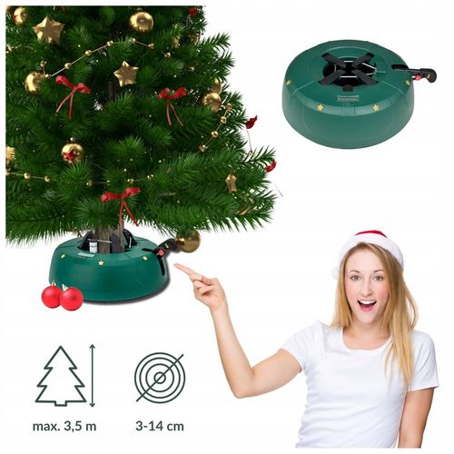 STOJAK CHOINKOWY SAMOZACISKOWY PODSTAWKA NA ŻYWĄ CHOINKĘ, WYSOKOŚĆ DO 3,5 M na Arena.pl