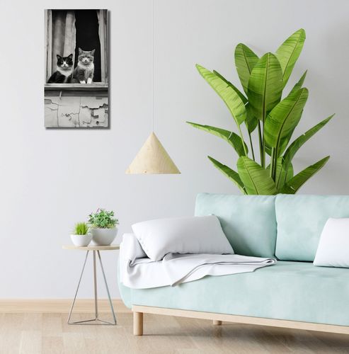 Obraz 30x60cm Para w Oknie na Arena.pl