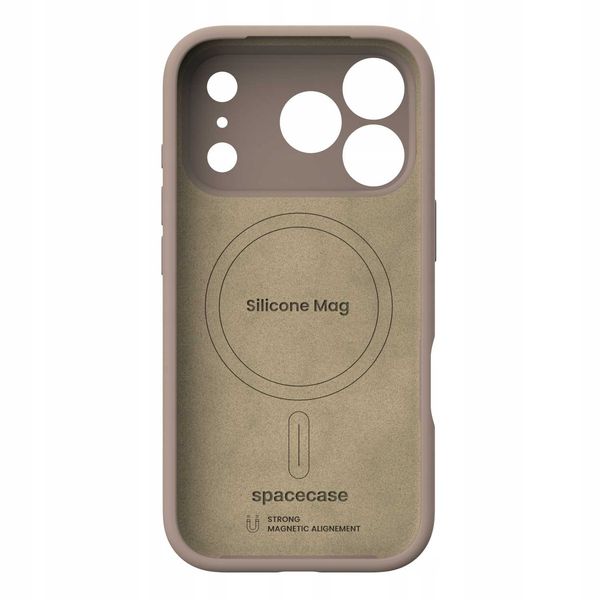 Spacecase Silicone Mag Iphone 17 Pro Brown zdjęcie 10