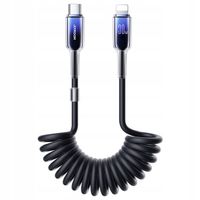 2 x Kabel USB-C Lightning Joyroom 30W 1.5m Wytrzymały DO Auta Czarny