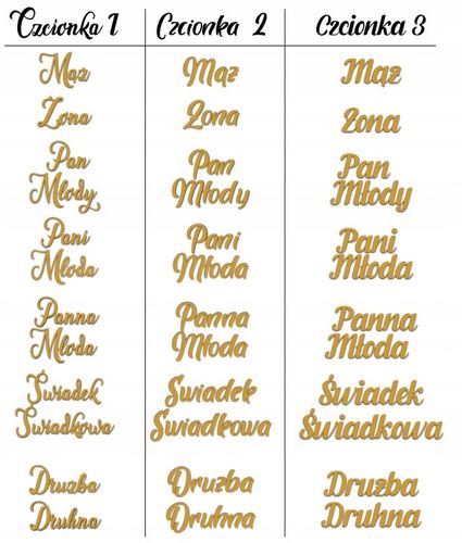 Oszukane kieliszki do wódki na wesele GRUBE DNO 15ml naklejki MĄŻ ŻONA na Arena.pl