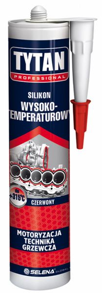 SILIKON WYSOKOTEMPERATUROWY 280ML CZERWONY - SIL TEM 280C zdjęcie 1