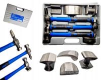 ZESTAW NARZĘDZI MŁOTKÓW I KOWADEŁEK BLACHARSKICH 7 EL. NAPRAWA KAROSERII