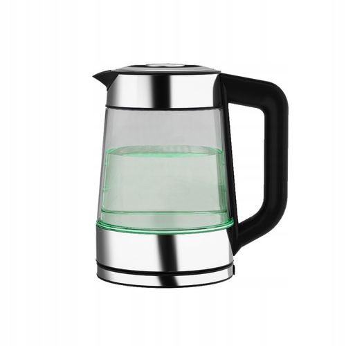 CZAJNIK ELEKTRYCZNY SZKLANY 1,7L 2200W REGULACJA TEMPERATURY LED LCD na Arena.pl