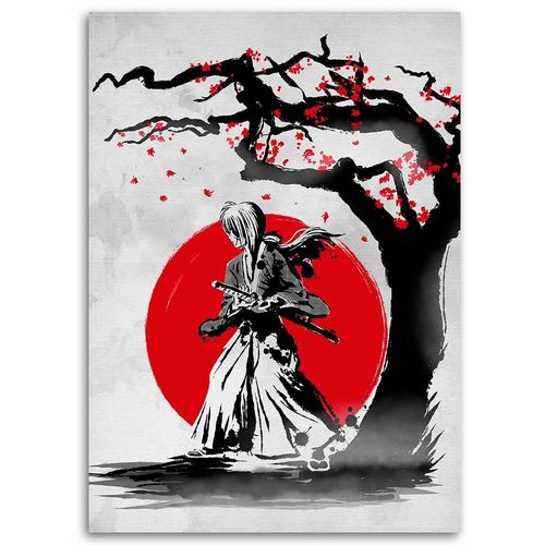 Deco Panel, Portret samuraja 50x70 na Arena.pl