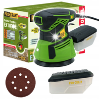 PROCRAFT Szlifierka mimośrodowa sieciowa 125mm 350W EX1010E