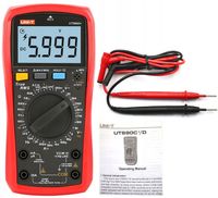 MIERNIK multimetr TrueRMS 20 NCV hFe UNI-T UT890D+