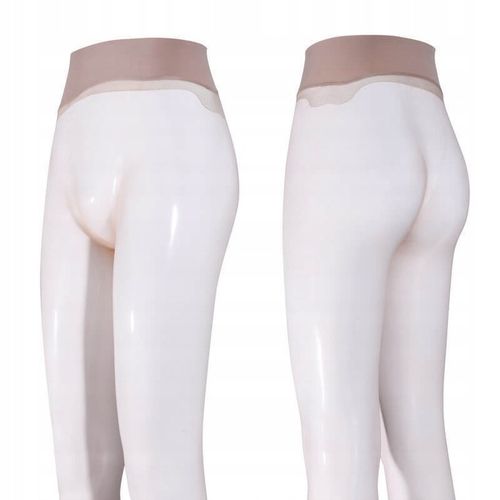 Rajstopy Bezszwowe Bezmajtkowe z Cieliste Beżowe 360° 8 den na Arena.pl