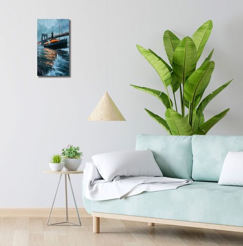 Obraz 20x40cm Stary Parowiec na Arena.pl