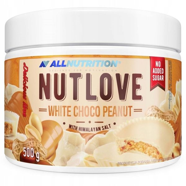 Krem White Choco Peanut Allnutrition NUTLOVE 500 g zdjęcie 1