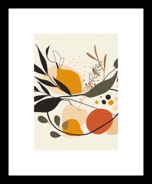 Plakat 20,5x28,4cm Botaniczny Wir zdjęcie 3