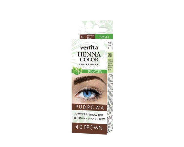 VENITA HENNA DO BRWI PUDROWA 4.0 BRAZ zdjęcie 1