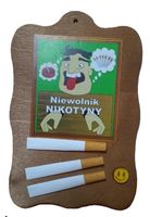 deska niewolnik nikotyny  21 x 14 cm. p557