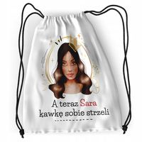 Plecak Dla Sary Sportowy Szkolny Worek Torba Z Nadrukiem Ze Zdjęciem