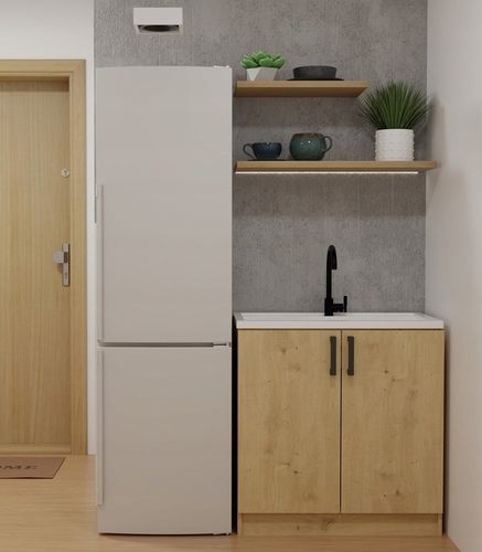 SZAFKA KUCHENNA DOLNA POD ZLEWOZMYWAK KATIA 80 CM DĄB ARTISAN na Arena.pl