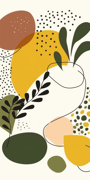 Plakat 50x100cm Botaniczne Impresje zdjęcie 1