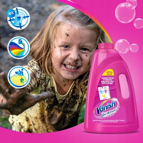 Zestaw Vanish Oxi Action Odplamiacz w płynie do koloru i bieli 2x3L na Arena.pl