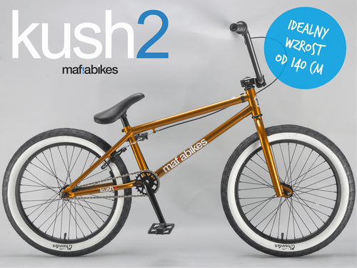 Rower BMX MAFIABIKES Kush2 20" Gold na Arena.pl