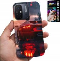 ETUI DO XIAOMI REDMI 12C - LUKSUSOWE SAMOCHODY, MEGA WZORY, OBUDOWA