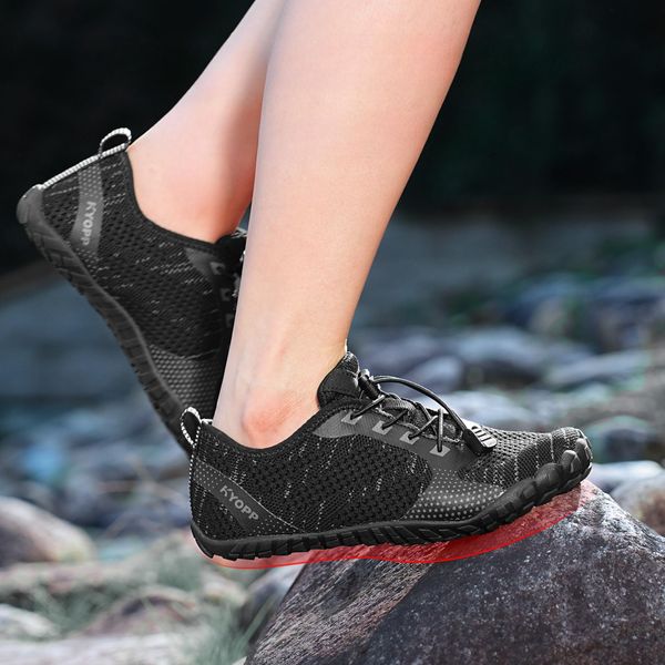 Buty do Wody Dziecięce na Plażę Jeżowce Czarne 29 EU Antypoślizgowe zdjęcie 2