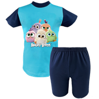 Krótka Piżama dziecięca Angry Birds - Wściekłe Ptaki