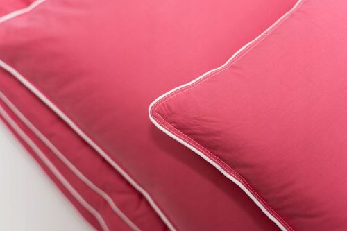 Poduszka Pierze 70x80 cm puch i pierze RÓŻOWA, producent na Arena.pl