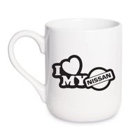 KUBEK „I ♥ MY NISSAN” Wzór - Elegant Coffee 330 ml
