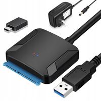 Adapter SATA USB, USB 3.0 na SATA III, adapter do dysku twardego 2,5" 3,5"