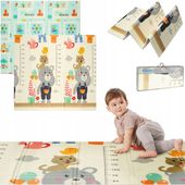 MATA PIANKOWA EDUKACYJNA DLA DZIECI PREMIUM DUŻA SKŁADANA 200x180 XPE TORBA