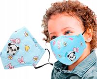 Maska Bawełniana Maseczka Dla Dzieci Na Twarz