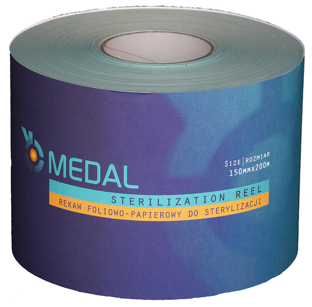 Rękaw do sterylizacji 15cm x 200m Medal zdjęcie 1