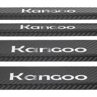 Listwa progowa RENAULT KANGOO MK2 Stal nierdzewna 304 carbon 4szt