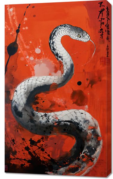 Obraz 60x100cm Smoczy Oddech Węża zdjęcie 1