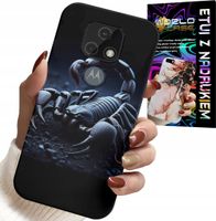 ETUI DO MOTOROLA MOTO E7 PLUS - SKORPION, SKORPIONY + FOLIA HYDROŻELOWA