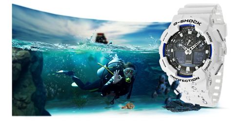 zegarek męski casio g-shock ga-100b-7aer + box na Arena.pl