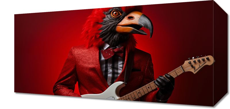 Obraz 40x20cm Zwierzęcy Rock'n'Roll zdjęcie 1