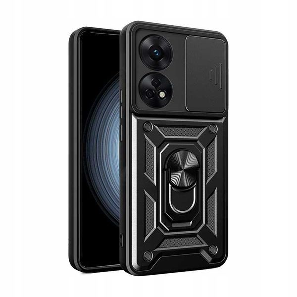 Spacecase Camring Oppo Reno 8T Black zdjęcie 7