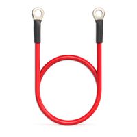 Qoltec Przewód Akumulatorowy 10AWG 60cm Czerwony