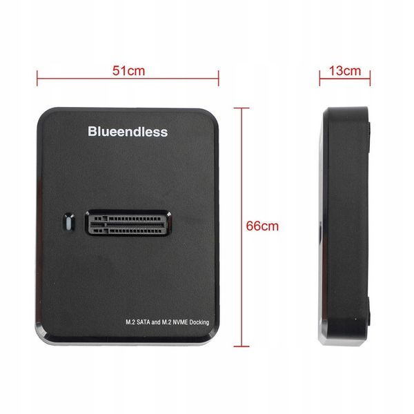 Stacja dokująca dysków M.2 NVME adapter SSD M2 dysk zdjęcie 8