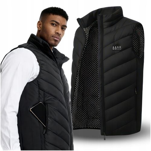 KAMIZELKA PODGRZEWANA OGRZEWANA 21 STREF USB L MĘSKA BEZRĘKAWNIK CIEPŁA na Arena.pl