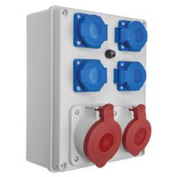 rozdzielnica r-box 240 1*32a/5p 1*16a/5p 4*250v ip44 - e00012-39285