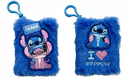 Notes Pamiętnik 7X9Cm Z Pluszowy Niebieski Stitch Okładki Do Wyboru na Arena.pl