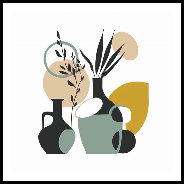 Plakat 90x90cm Modernistyczna Kompozycja zdjęcie 3