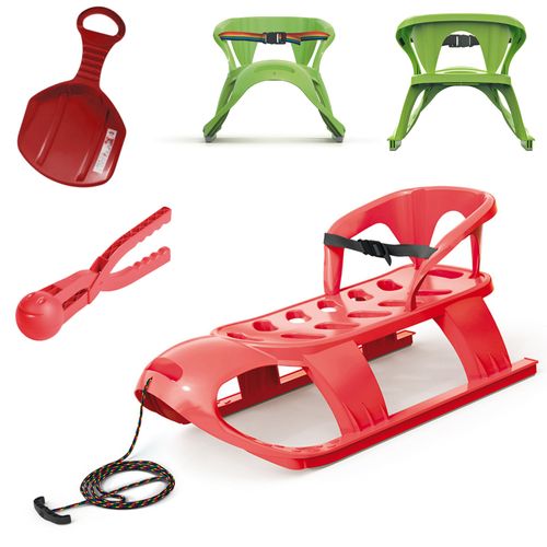 Sanki z oparciem BEZZY SEAT + Ślizg + śnieżkomat na Arena.pl