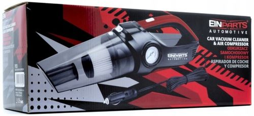 ODKURZACZ SAMOCHODOWY Z KOMPRESOREM POMPKA 12V na Arena.pl