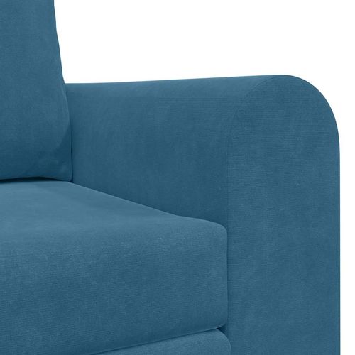 Sofa Bed Niebieski 148 x 71 x 83 cm Aksamit na Arena.pl