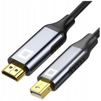 co2 kabel mini displayport hdmi 2.1 przewód mini dp hd 240hz 8k 60hz hdr 3m