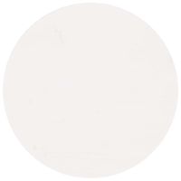 Blat do stołu, okrągły, biały, Ø60x3 cm, lite drewno sosnowe