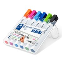 marker suchościeralny do tablic 6 kolorów etui v2 staedtler
