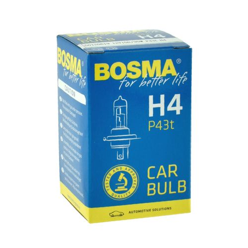 Żarówka H4 12V 100/90W P43 BOSMA *1369* - 1szt na Arena.pl